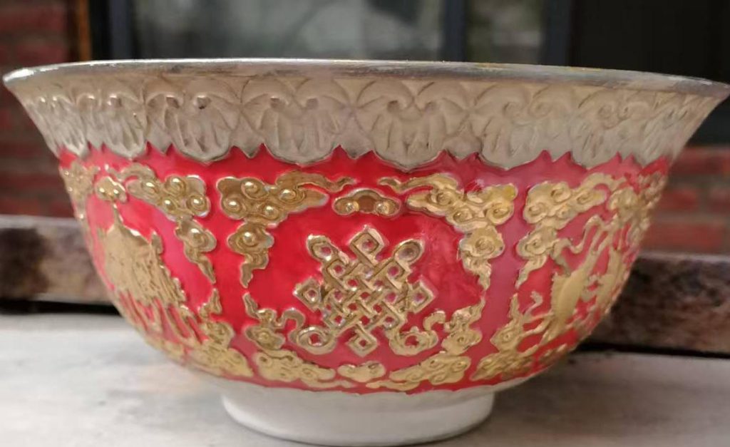 图片[1]-Ceramic combined bowl-国际艺术品交易网