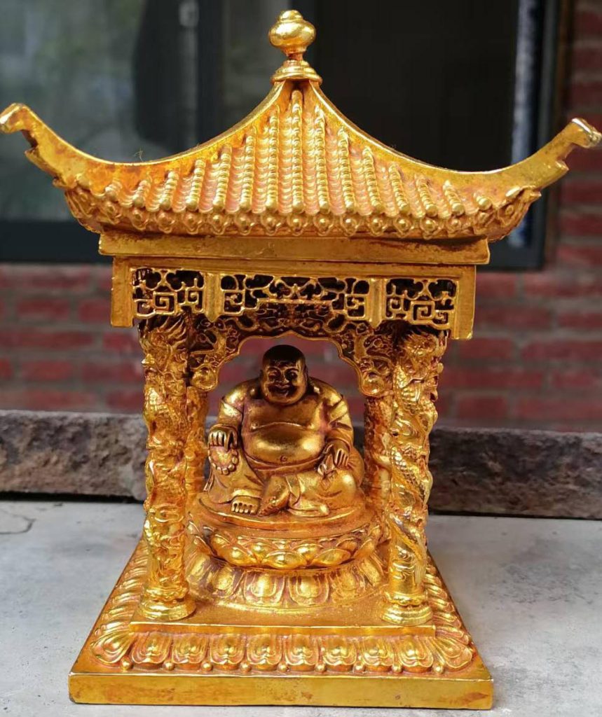 图片[1]-Gilt bronze Buddha statue-国际艺术品交易网