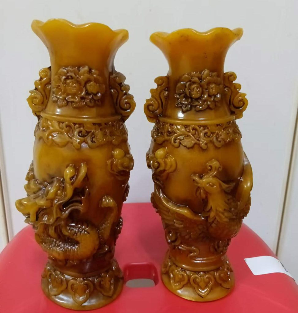 图片[1]-Huanglong jade hand-carved imitation Shoushan stone-国际艺术品交易网