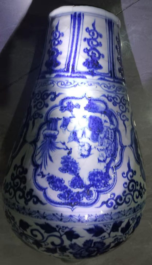 图片[1]-Jingdezhen Yuan blue and white porcelain Siai plum blossom porcelain-国际艺术品交易网