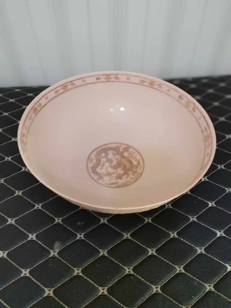 图片[1]-Big dragon pattern colorful bowl-国际艺术品交易网