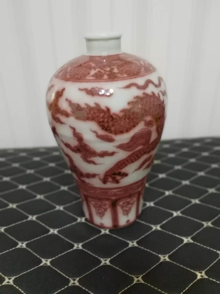 图片[1]-Glazed red general jar-国际艺术品交易网