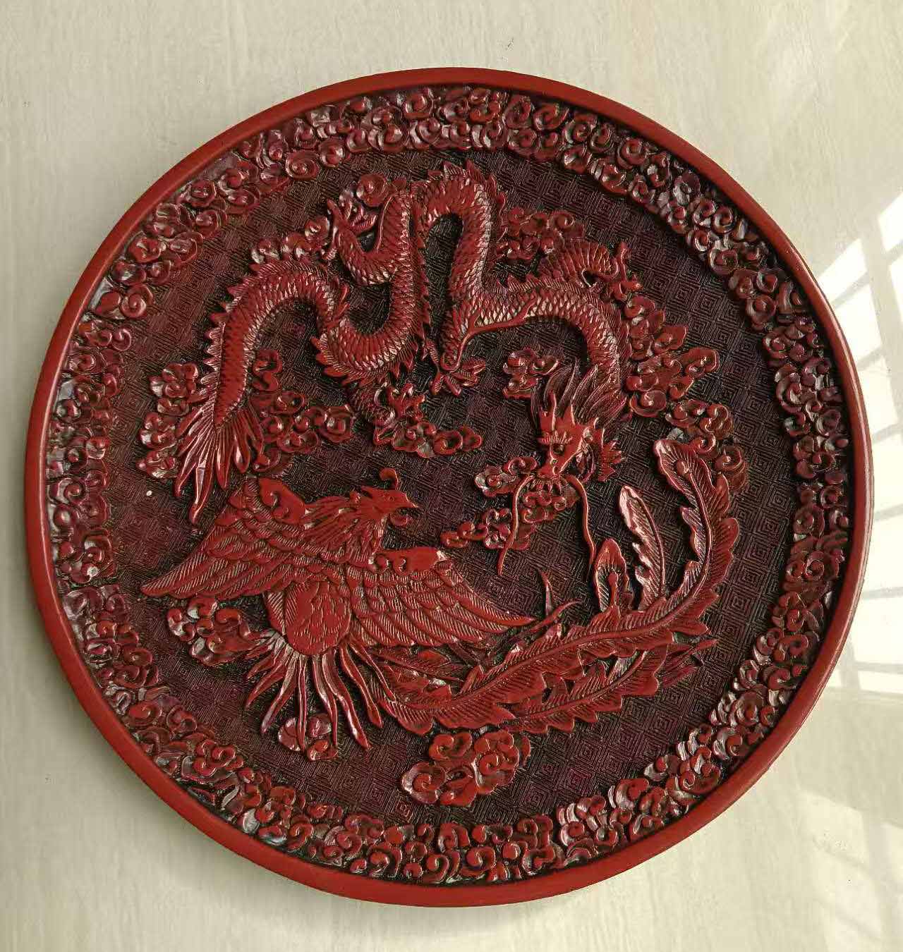 Lacquer plate, exquisite ornaments-国际艺术品交易网