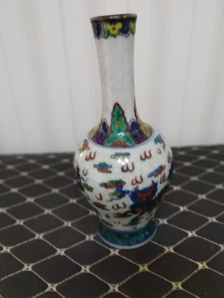 图片[1]-Large open porcelain vase-国际艺术品交易网