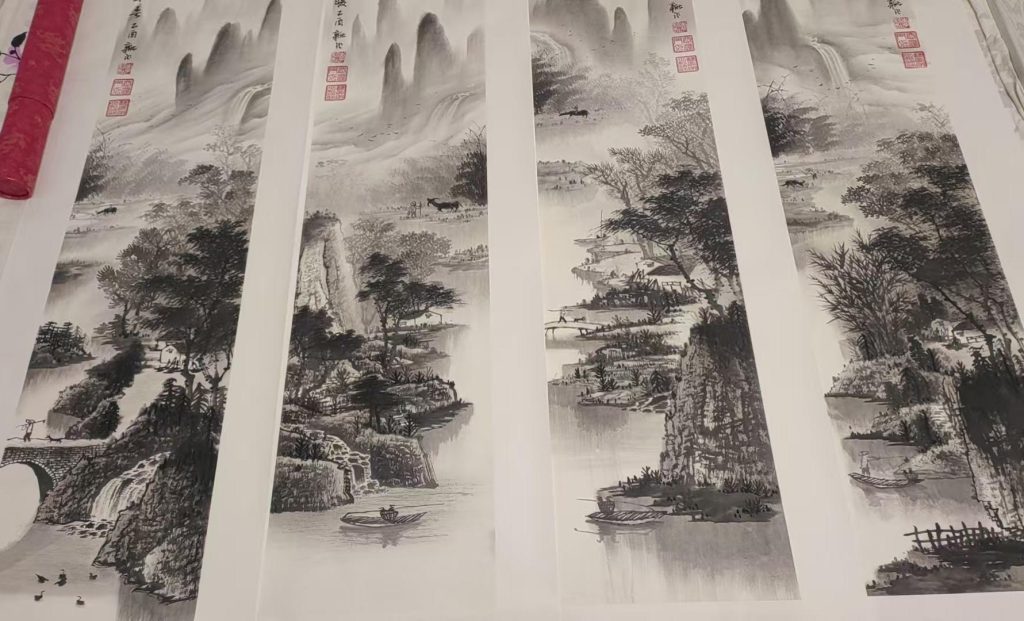 图片[1]-Li Xinshe's ink landscape-国际艺术品交易网