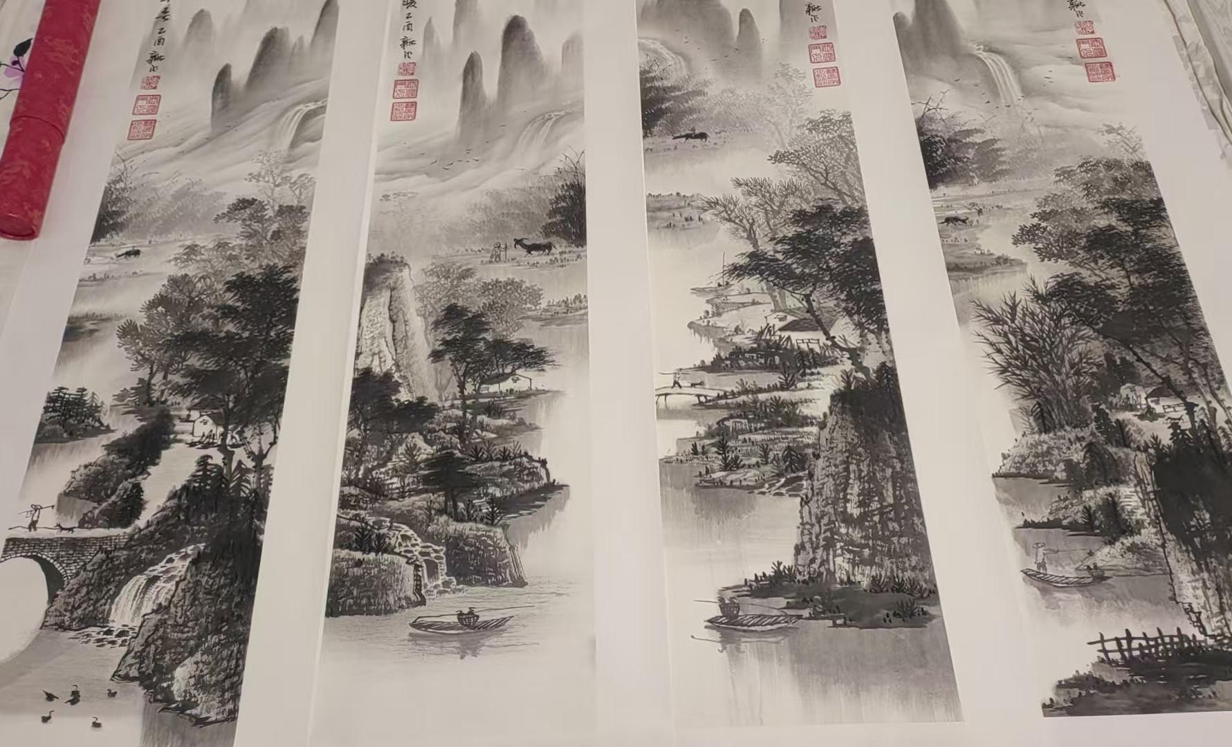 Li Xinshe's ink landscape-国际艺术品交易网