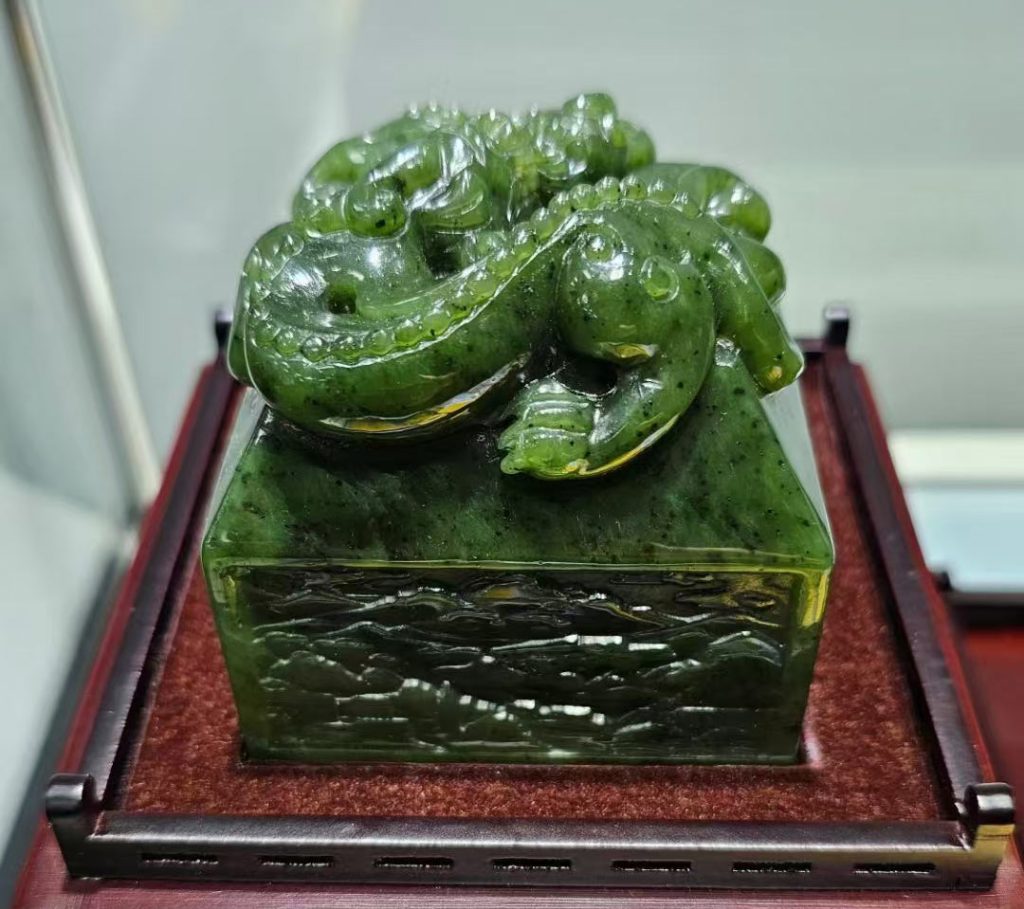 图片[1]-Natural jade seal-国际艺术品交易网