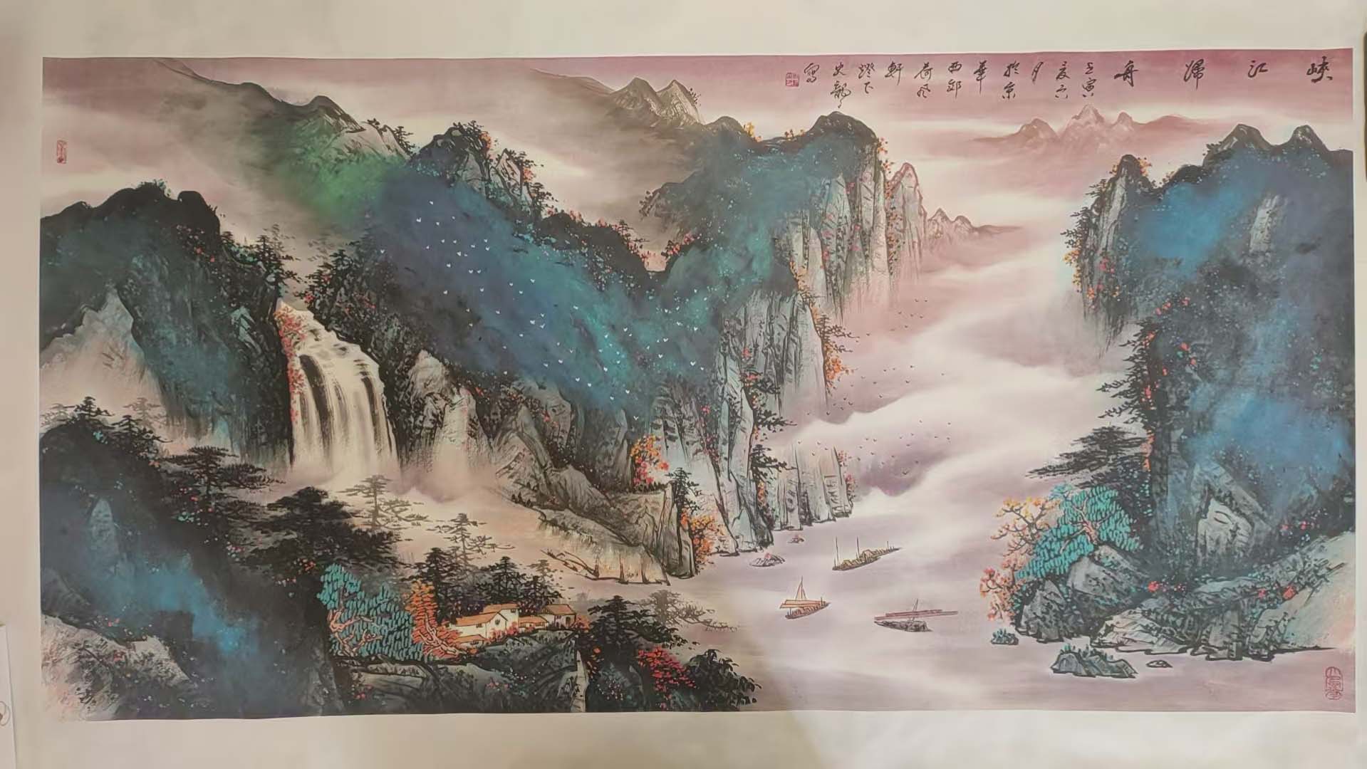 Shi Longxia River returns to the boat-国际艺术品交易网