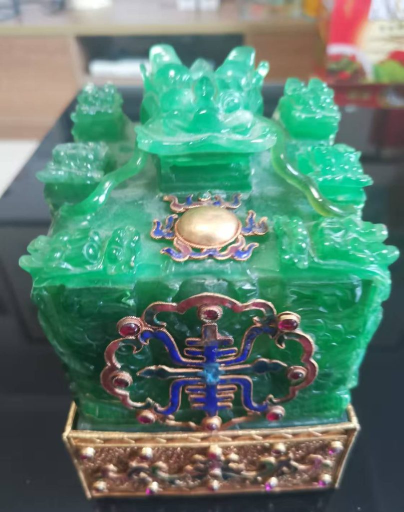 图片[1]-Antique jade, stone carving jade carving ornament-国际艺术品交易网