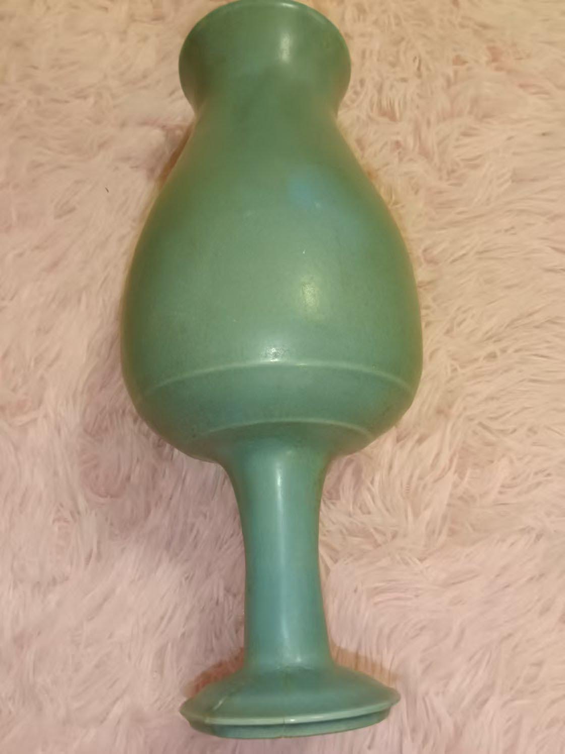 Antique porcelain collection, Qing Yongzheng, dark green glaze vase, antique ceramics-国际艺术品交易网