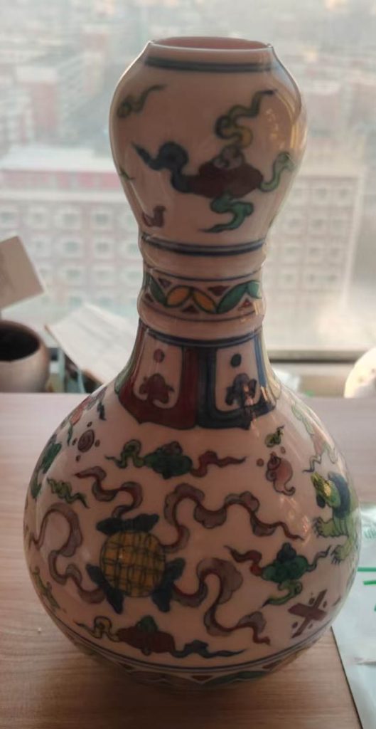 图片[1]-Daming Chenghua year porcelain bottle-国际艺术品交易网