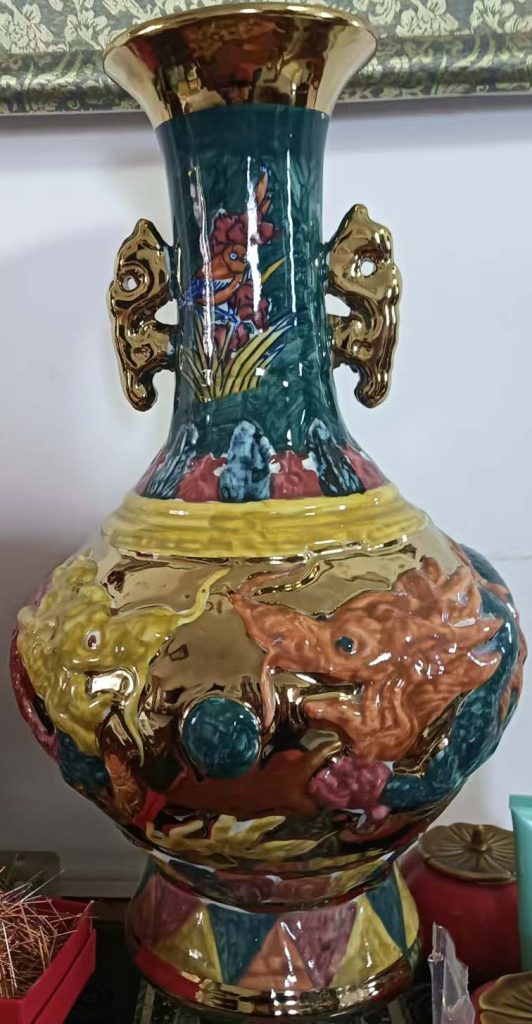 图片[1]-Dragon and phoenix bottle porcelain-国际艺术品交易网