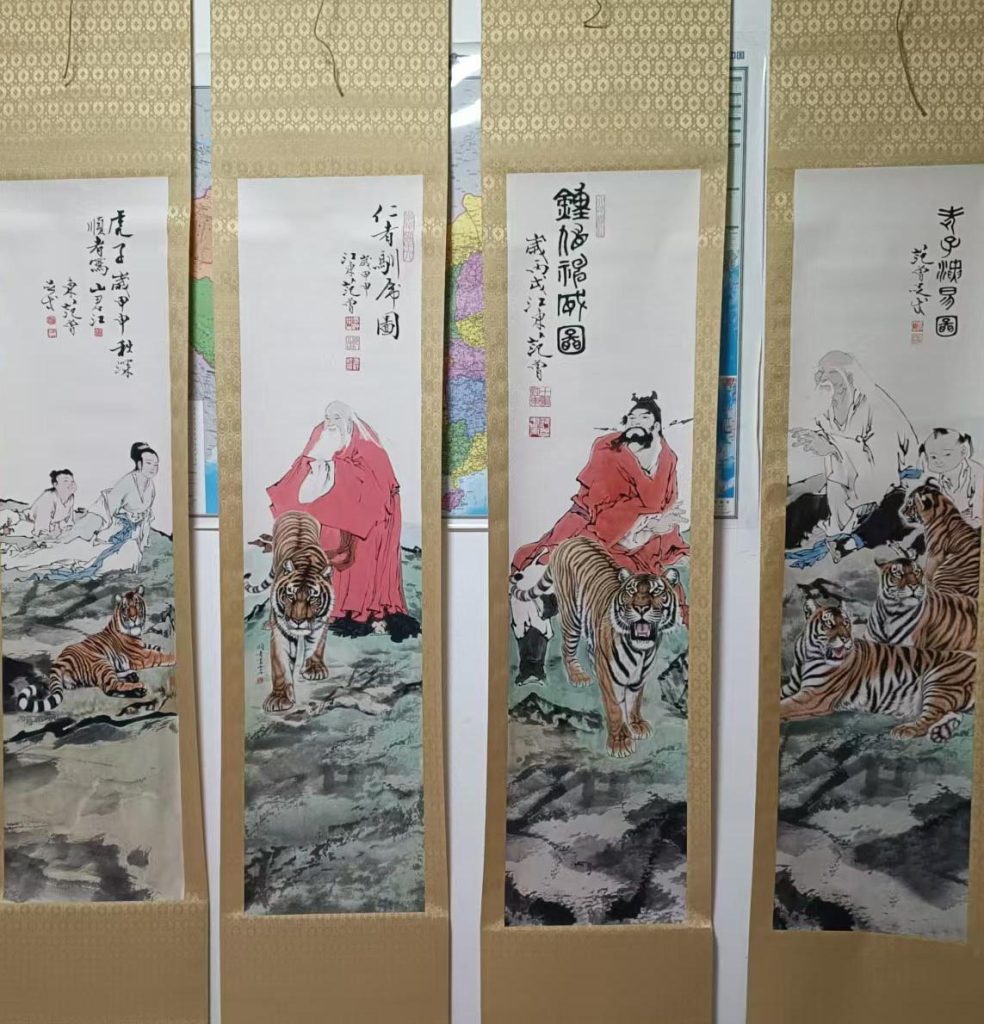 图片[1]-Fan Zeng's four screens-国际艺术品交易网