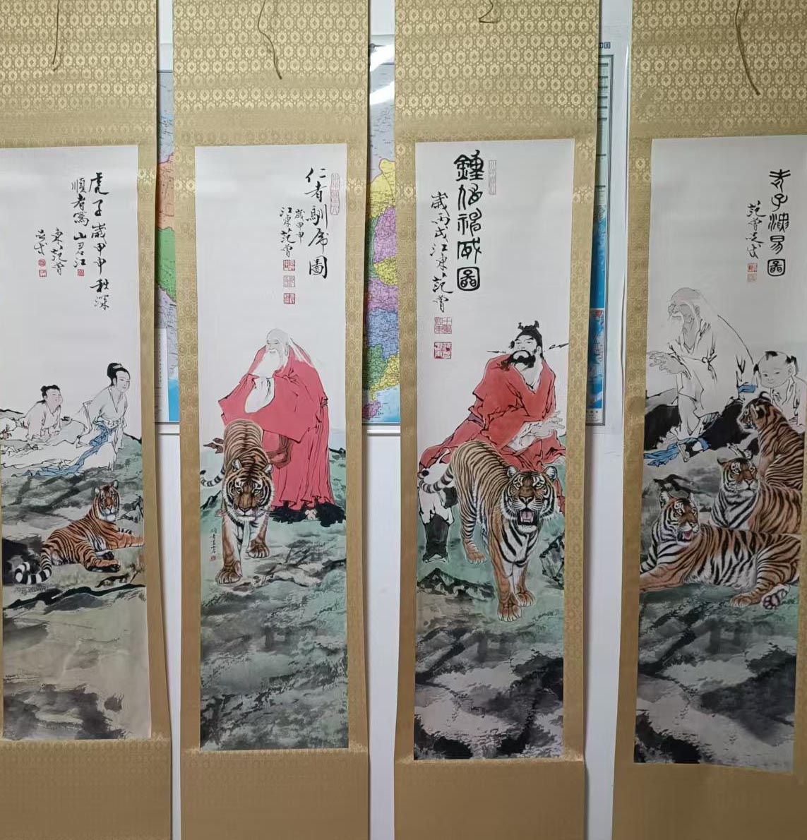 Fan Zeng's four screens-国际艺术品交易网