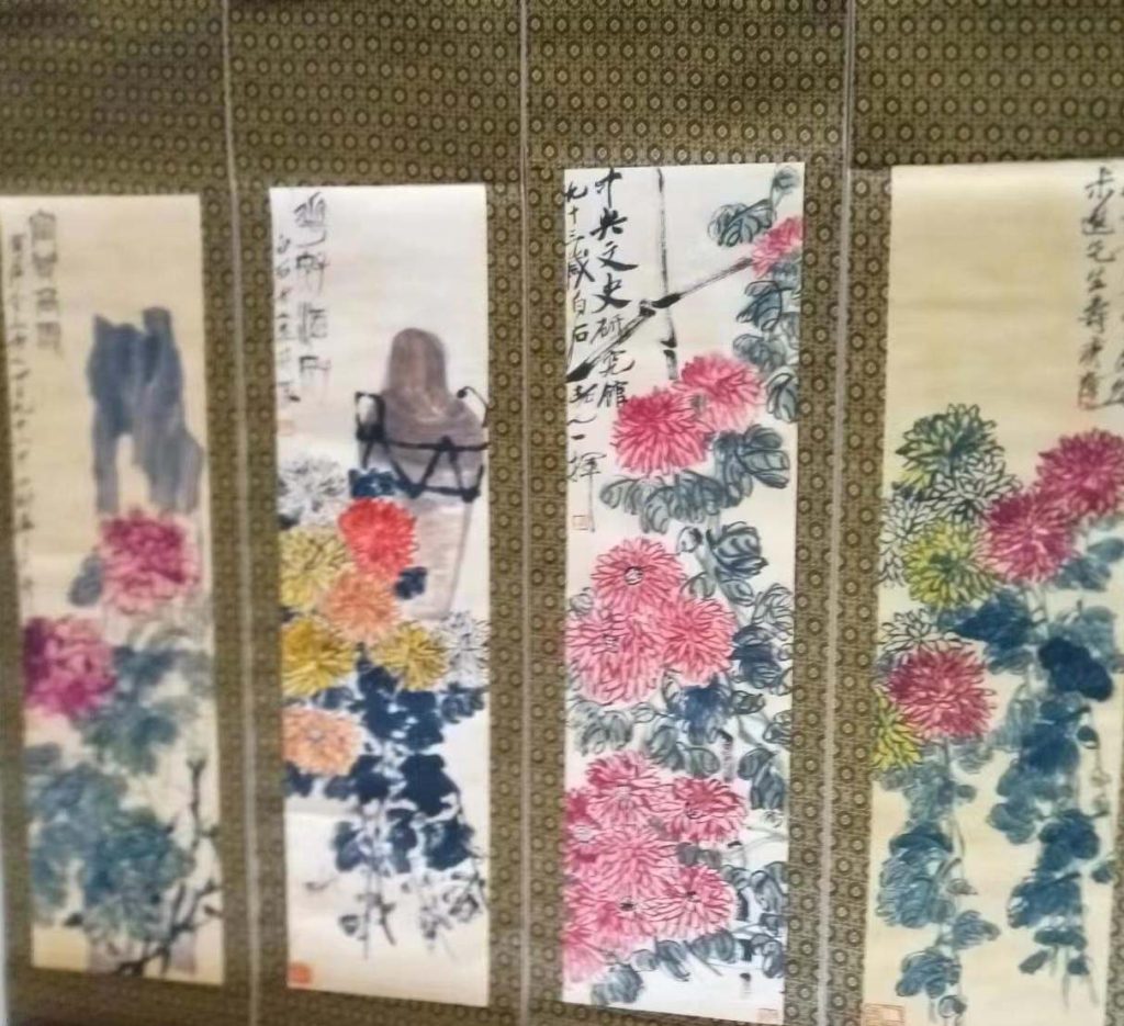 图片[1]-Four screens of Qi Baishi-国际艺术品交易网