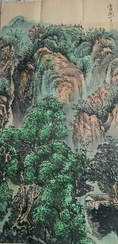 图片[1]-Guanshanyue landscape painting-国际艺术品交易网