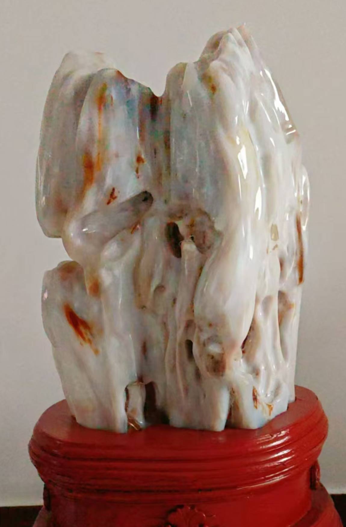 Ice-speced wooded jade-国际艺术品交易网