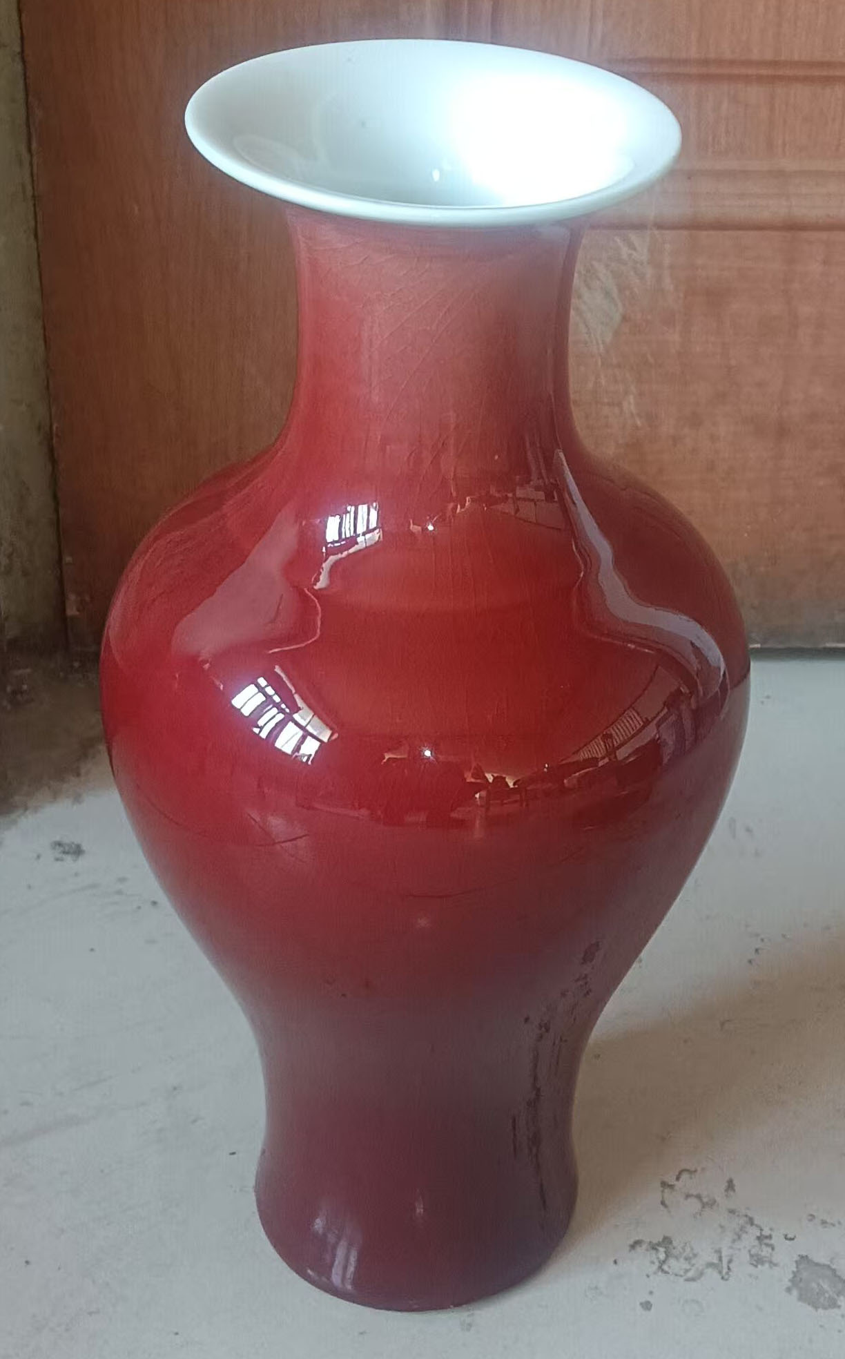 Jingdezhen ceramic red kiln glaze-国际艺术品交易网