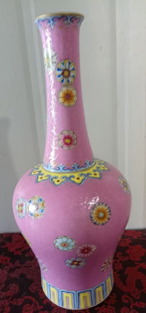 图片[1]-Jingdezhen ceramic vase pickled flower ball flower rattle-国际艺术品交易网