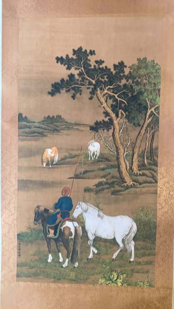 图片[1]-Jinting standard herding horse map-国际艺术品交易网