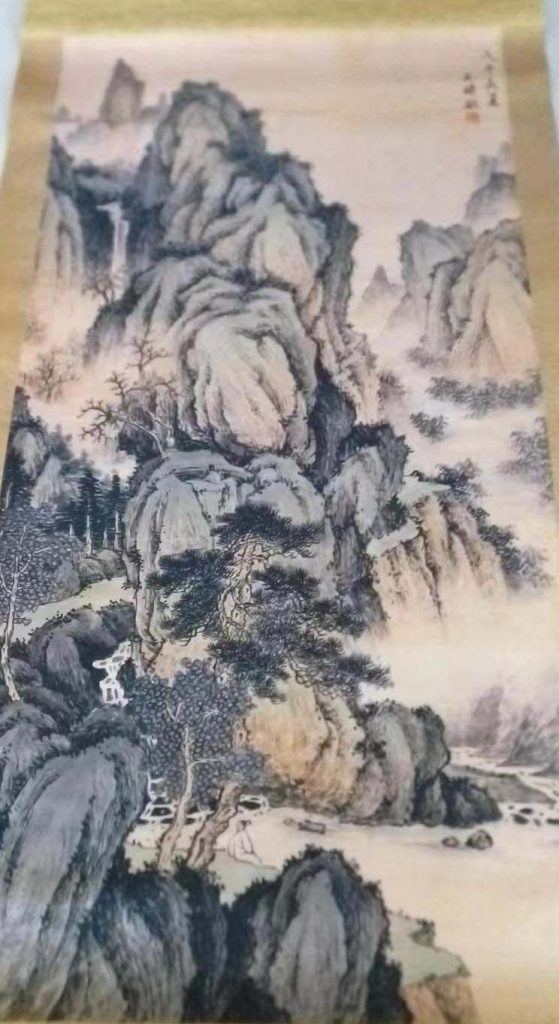 图片[1]-Landscape painting by Wang Shimin-国际艺术品交易网