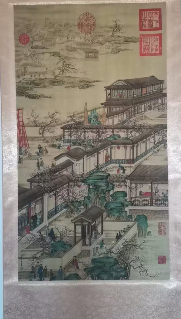 图片[1]-Lang Shining Pavilion Map-国际艺术品交易网