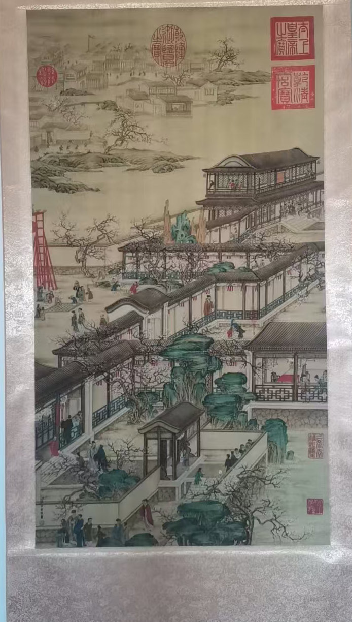 Lang Shining Pavilion Map-国际艺术品交易网