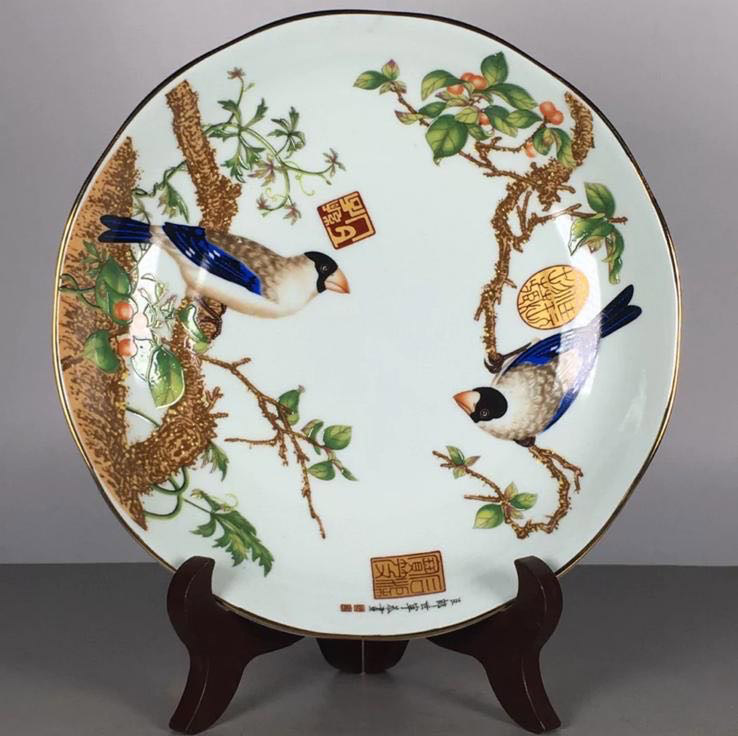 Lang Shining porcelain plate-国际艺术品交易网