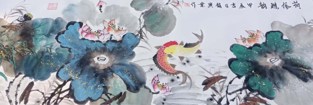 图片[1]-Lotus Pond Yayun-国际艺术品交易网