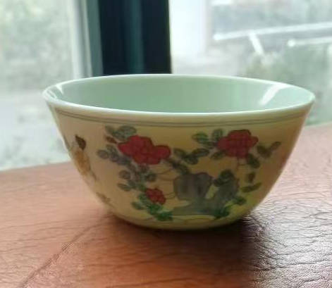 Mingchenghua Doucai Chicken Fun Picture Chicken Tank Cup-国际艺术品交易网