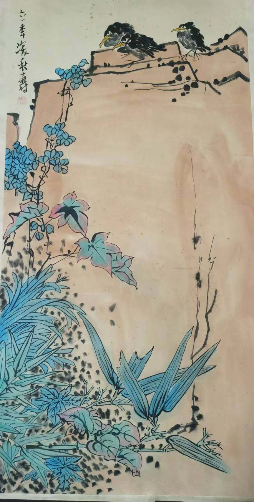 Painting of flowers and birds-国际艺术品交易网