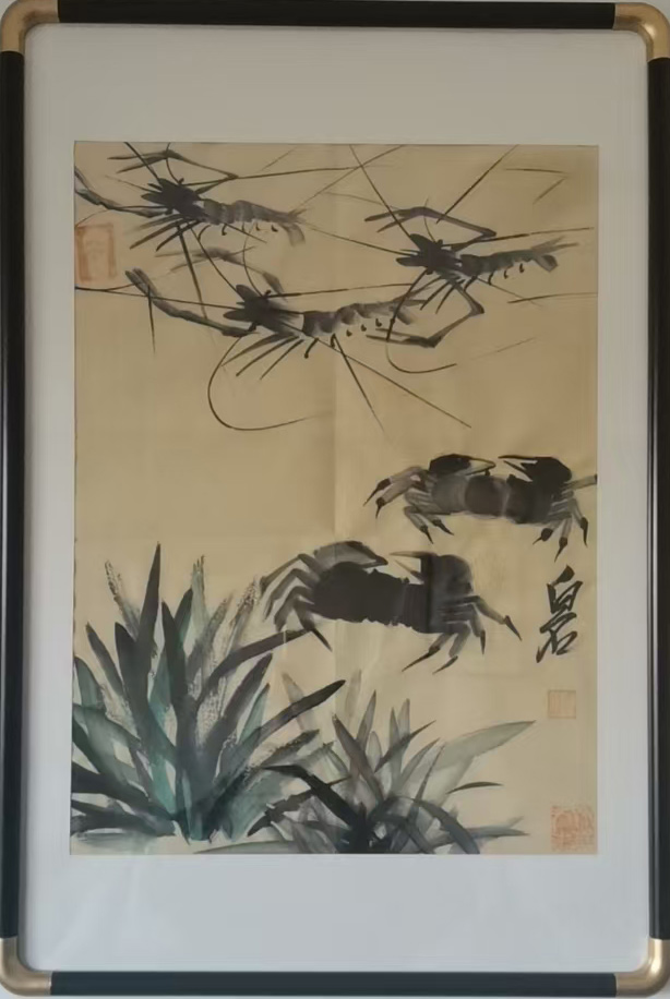 Picture of Qi Baishi shrimp and crab-国际艺术品交易网