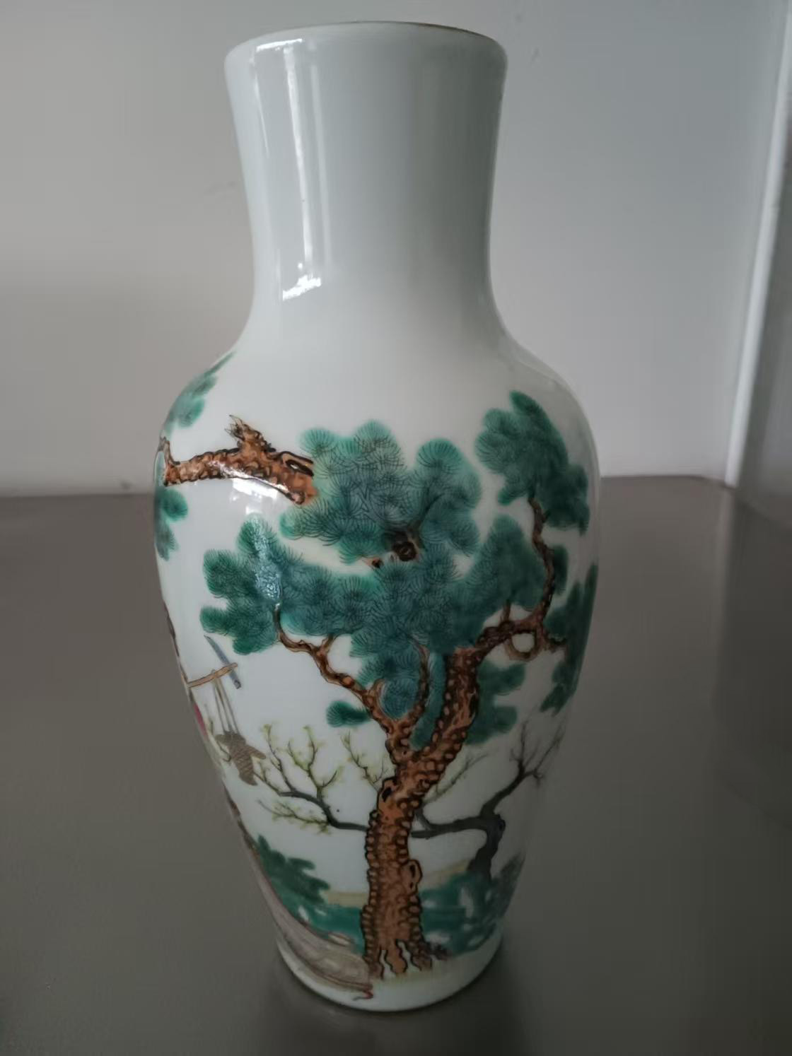 Porcelain rich bamboo bottle-国际艺术品交易网