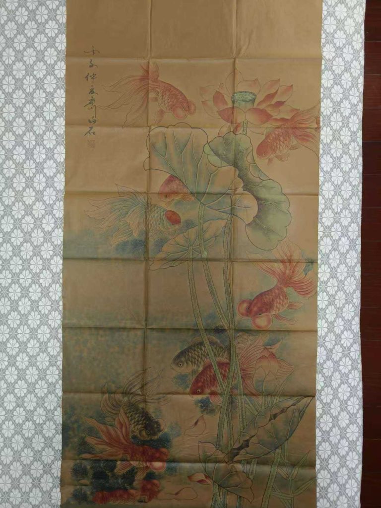 图片[1]-Qi Baishi goldfish-国际艺术品交易网