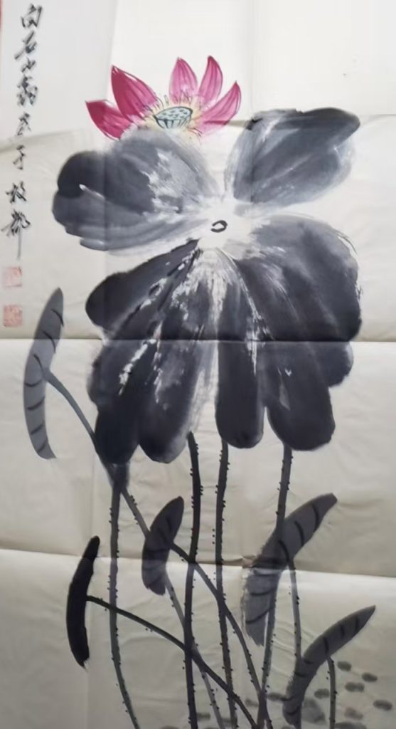 图片[1]-Qi Baishi lotus-国际艺术品交易网