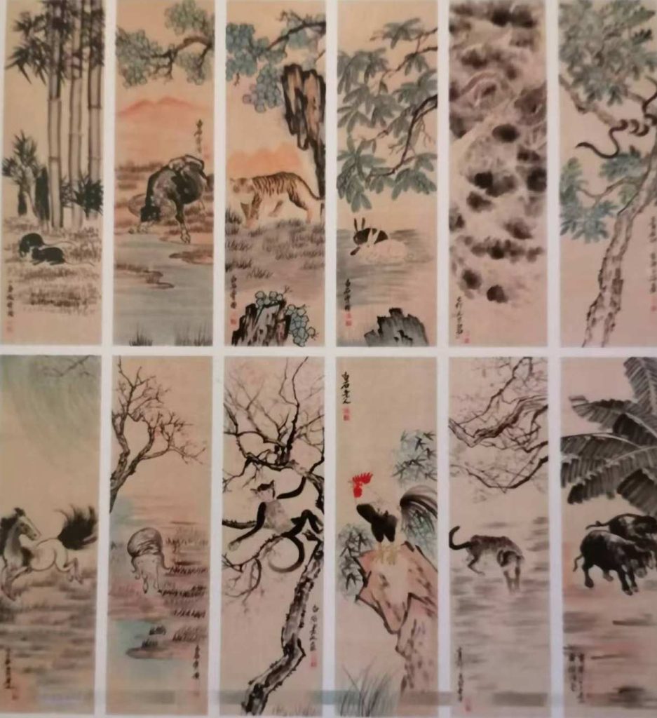 图片[1]-Qi Baishi twelve zodiac signs-国际艺术品交易网