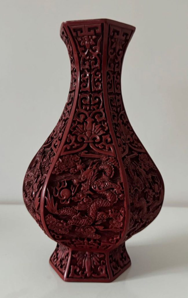 图片[1]-Qianlong Year Red Carved Lacquerware-国际艺术品交易网