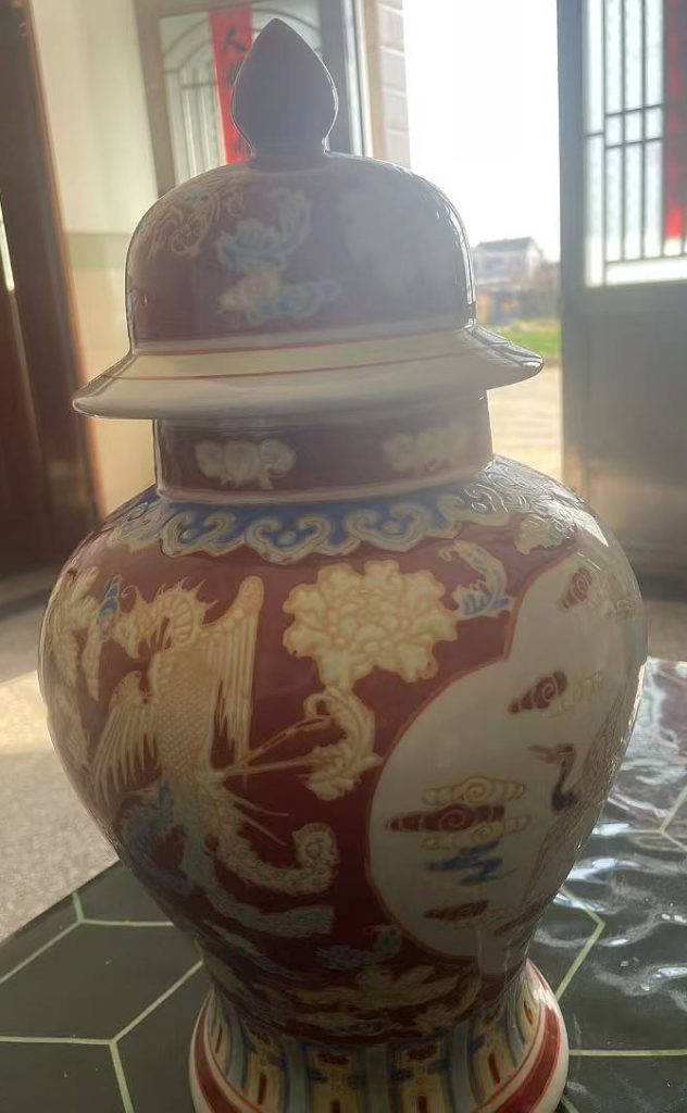 图片[1]-Qianlong porcelain pastel general jar-国际艺术品交易网