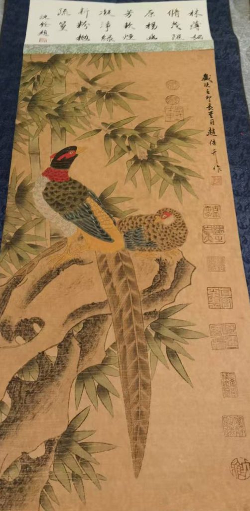 图片[1]-Shen Qian Flower and Bird-国际艺术品交易网