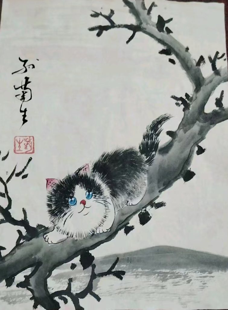 图片[1]-Sun Jusheng draws cats-国际艺术品交易网