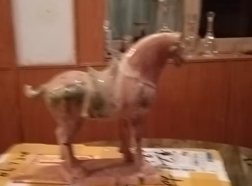 Tang Sancai camel sculpture handmade decoration-国际艺术品交易网