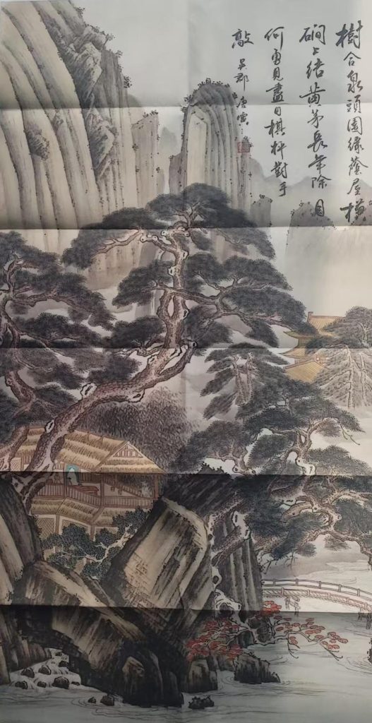 图片[1]-Tang Yin landscape painting-国际艺术品交易网