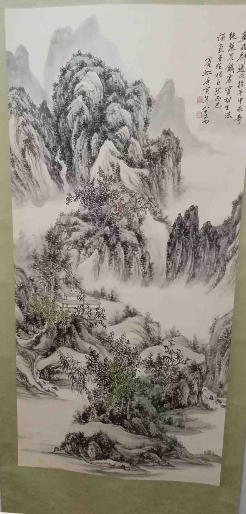 图片[1]-Tang Yin landscape painting-国际艺术品交易网