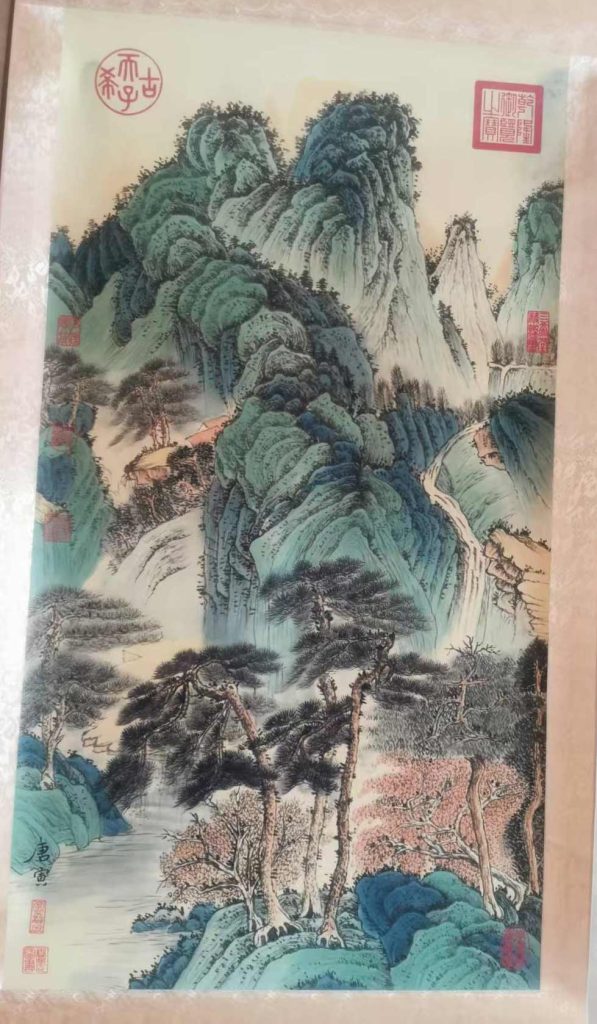 图片[1]-Tang Yin landscape painting-国际艺术品交易网