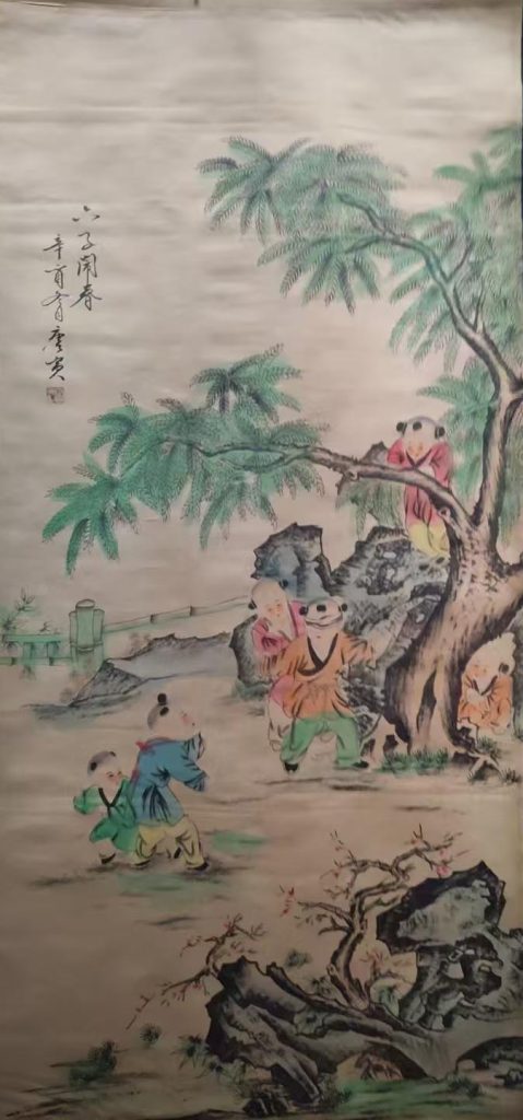 图片[1]-Tang Yin's sixth son is in spring-国际艺术品交易网