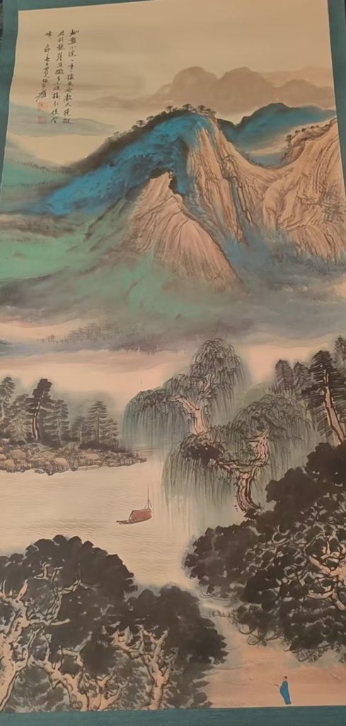 图片[1]-Thousands of miles of landscape painting Chinese painting-国际艺术品交易网