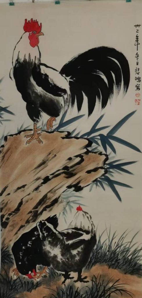 图片[1]-Xu Beihong Rooster-国际艺术品交易网