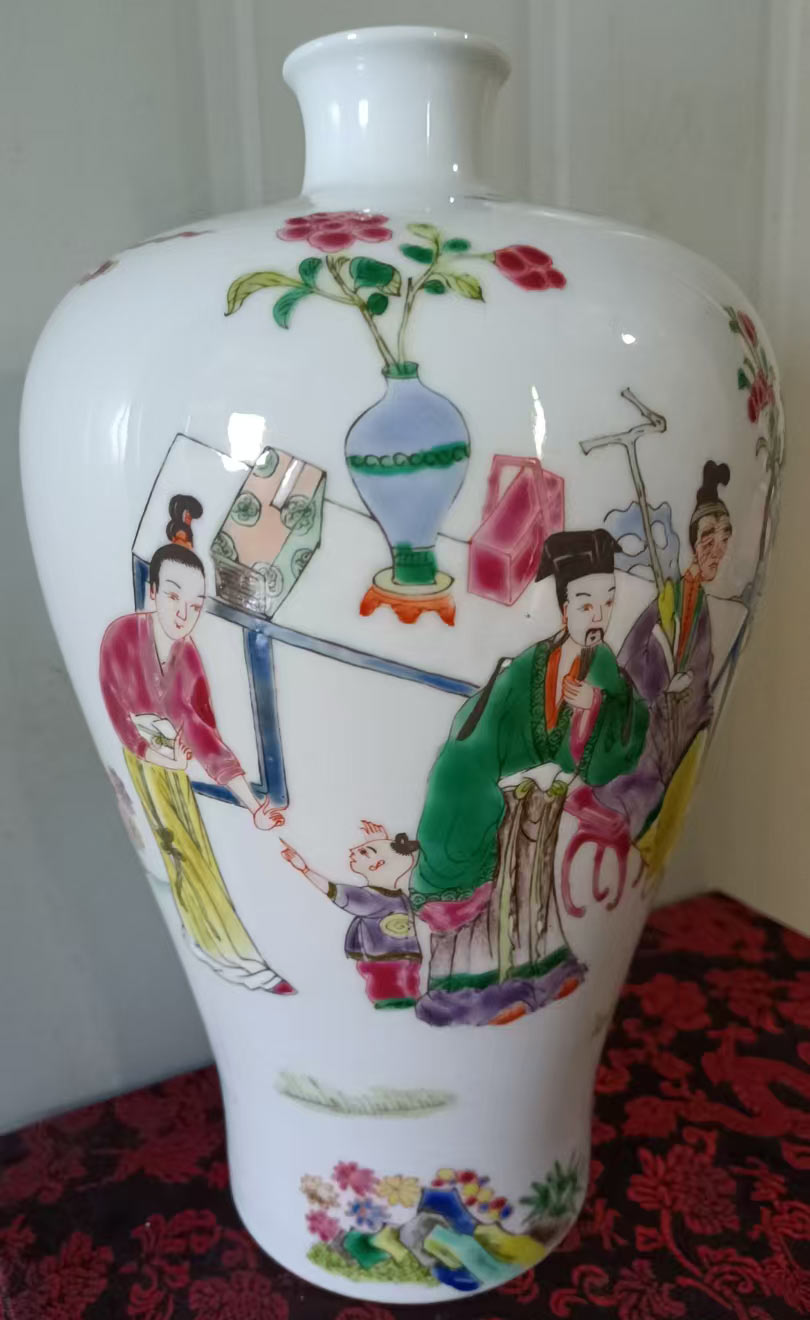 Yongzheng of the Qing Dynasty Year-based pastel Dream of Red Mansions Character Story Map-国际艺术品交易网