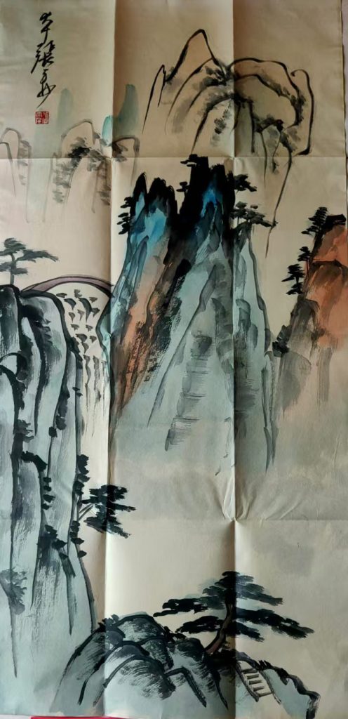 图片[1]-Zhang Daqian's landscape-国际艺术品交易网