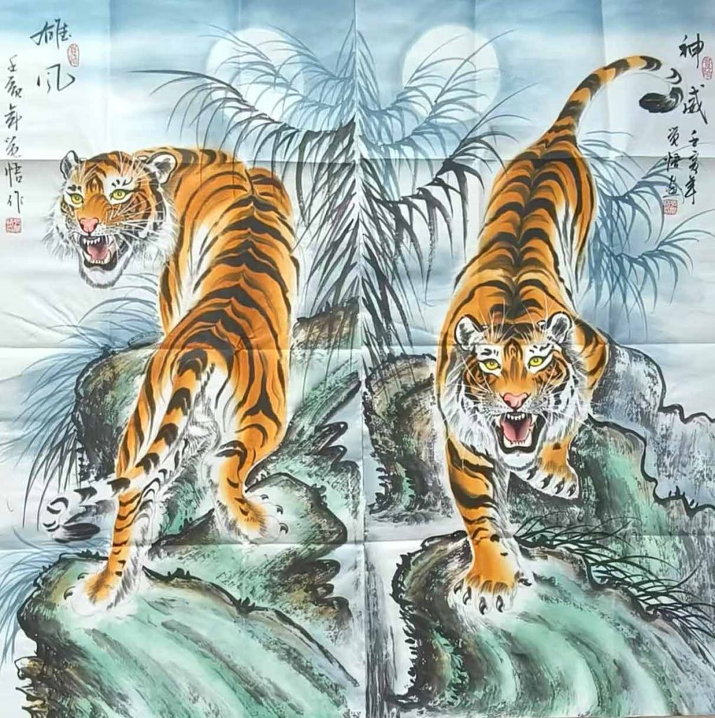 图片[1]-Zhang Jingwu Tiger-国际艺术品交易网